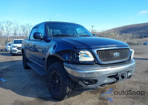 2002 Ford F-150 Lariat/Xlt from USA, damaged, VIN 1FTRW08L02KD19328